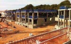 Estructuras SASTRE construcción en Cala Magrana, Mallorca para Taylor Wimpey